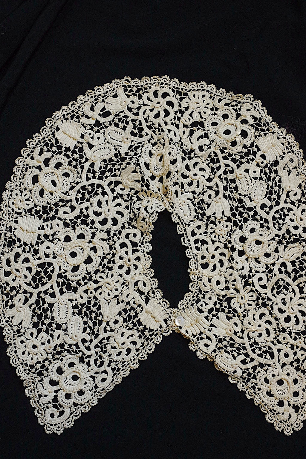 アンティークレース襟　dentelle anciennne ヴィニーズレース襟