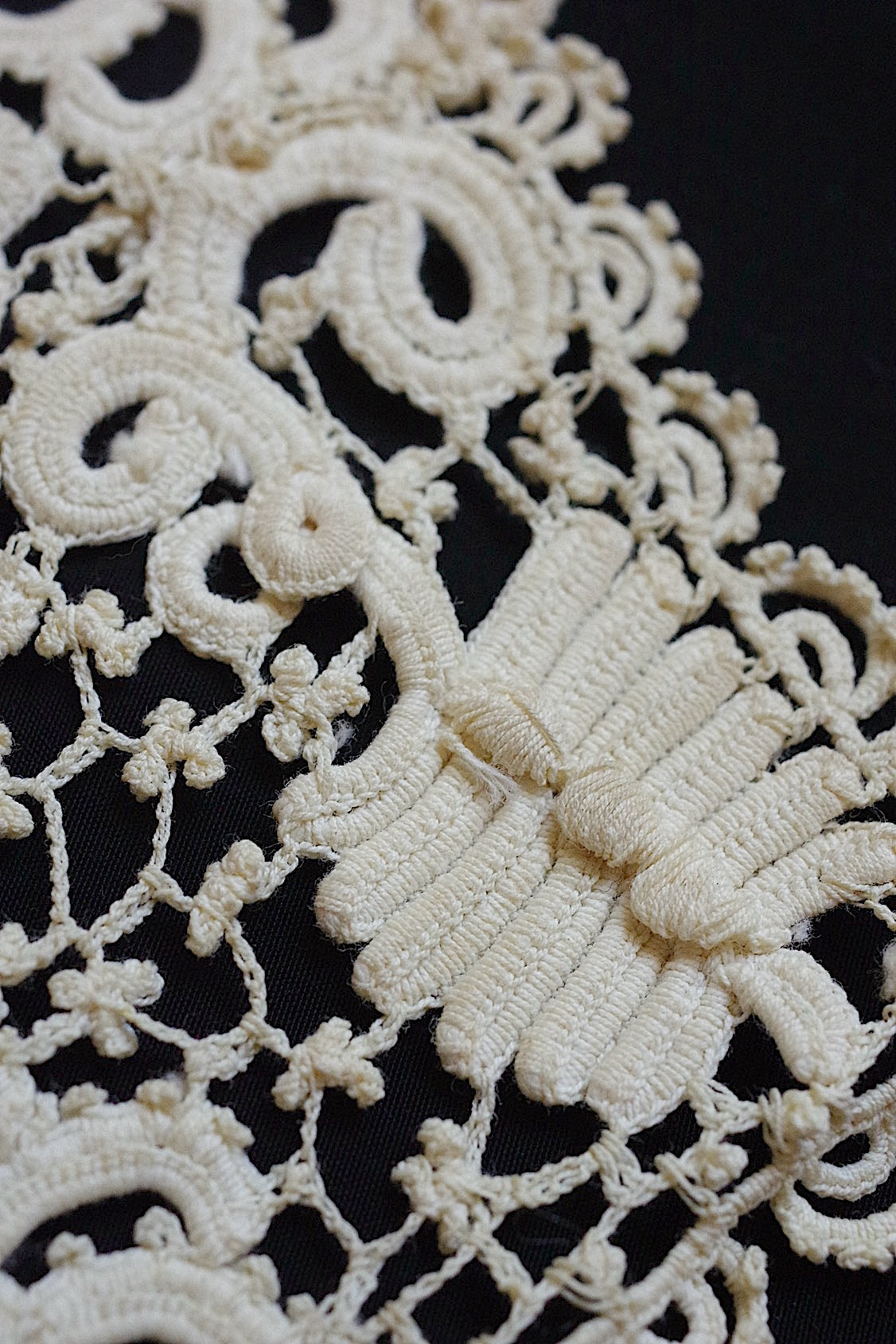 アンティークレース襟　dentelle anciennne ヴィニーズレース襟