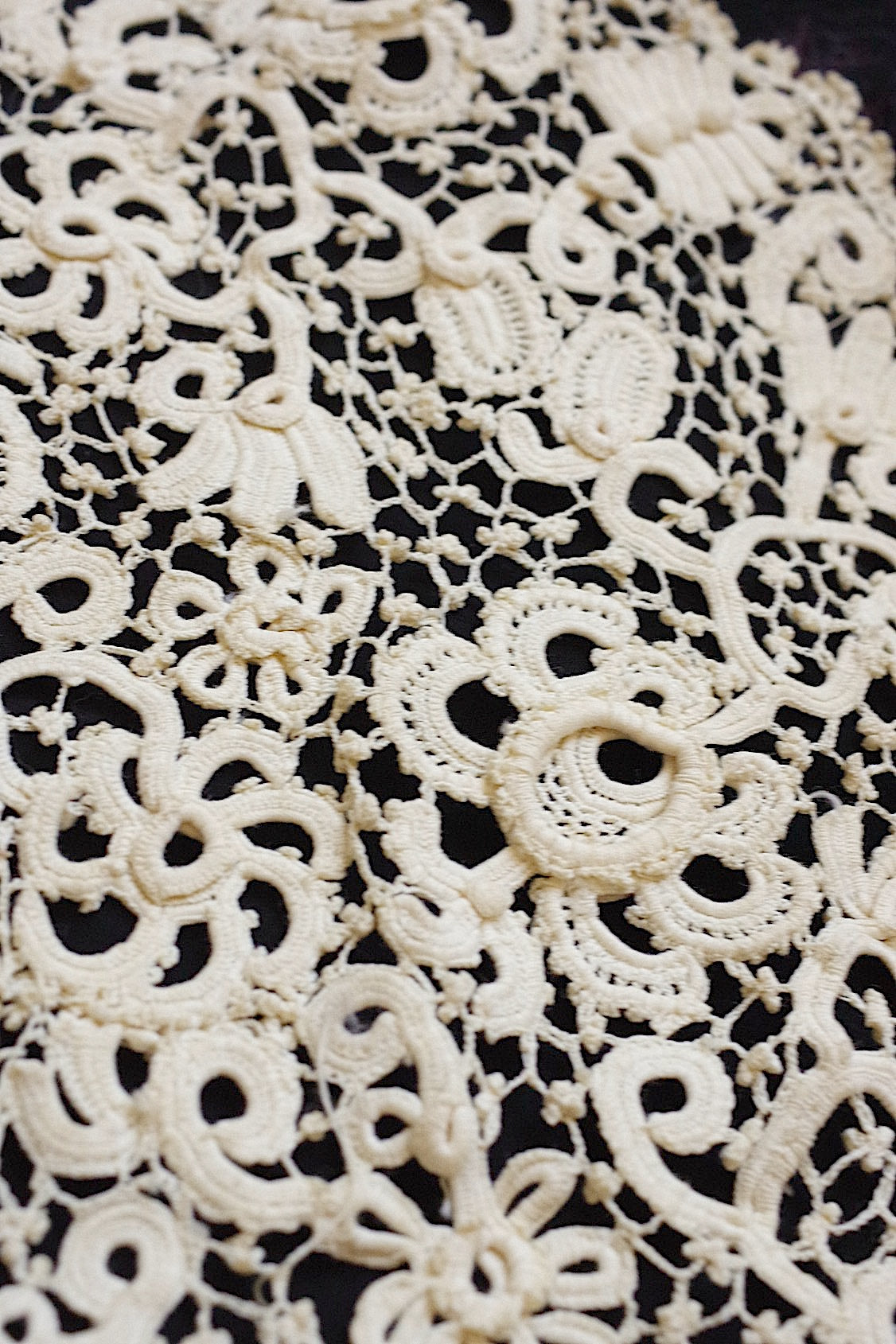 アンティークレース襟　dentelle anciennne ヴィニーズレース襟