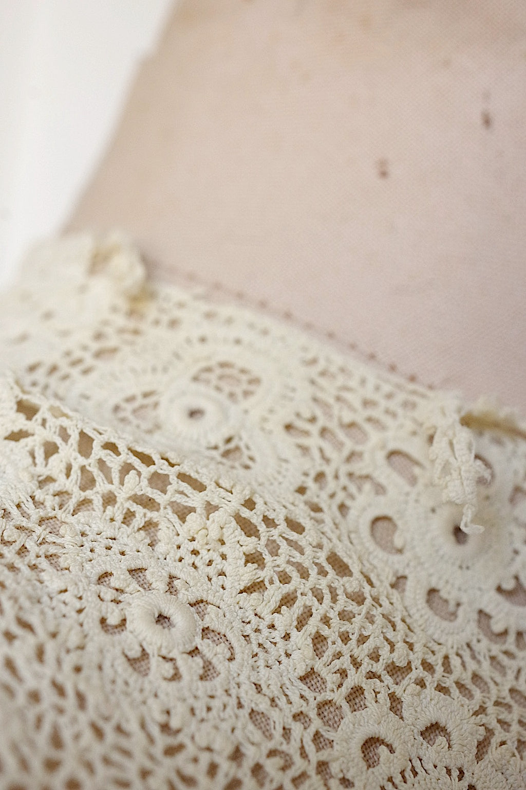 アンティークレース襟　dentelle anciennne ヴィニーズレース襟