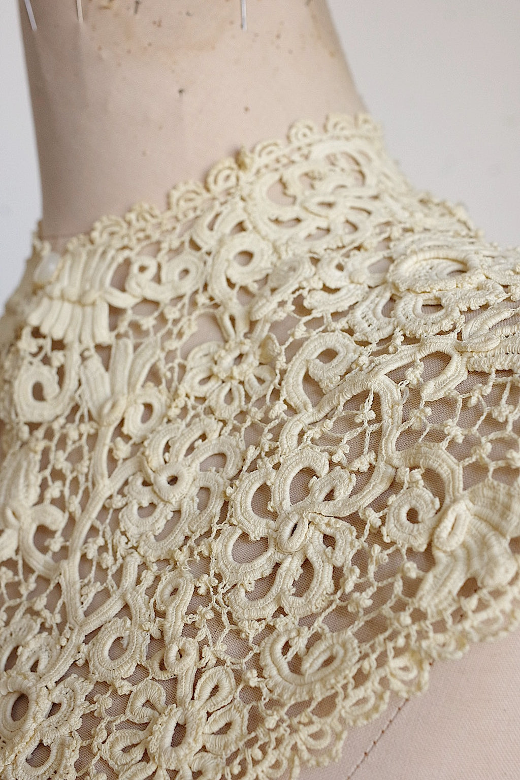 アンティークレース襟　dentelle anciennne ヴィニーズレース襟