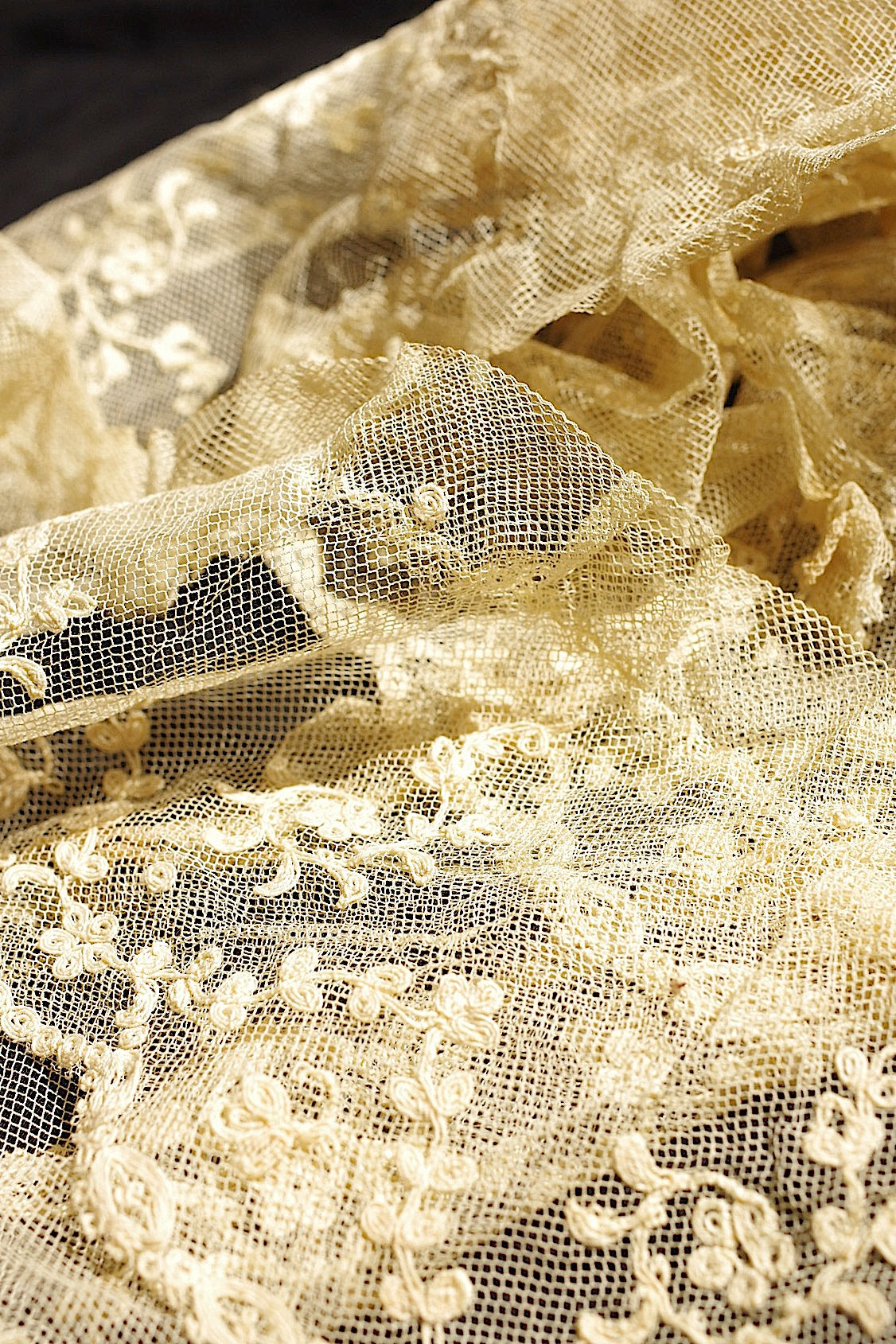 アンティークレース　dentelle ancienne 220cm 260cm