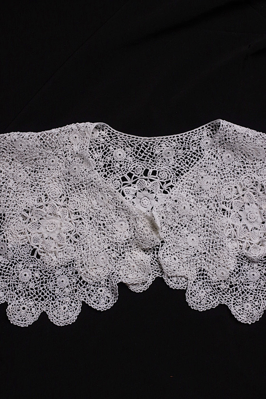 アンティークレース　dentelle ancienne　襟1