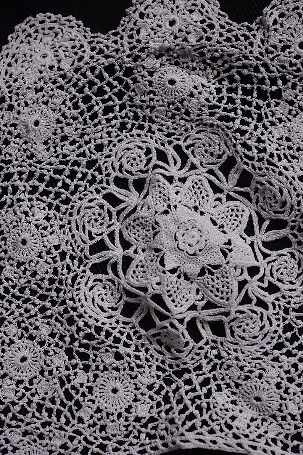 アンティークレース　dentelle ancienne　襟1