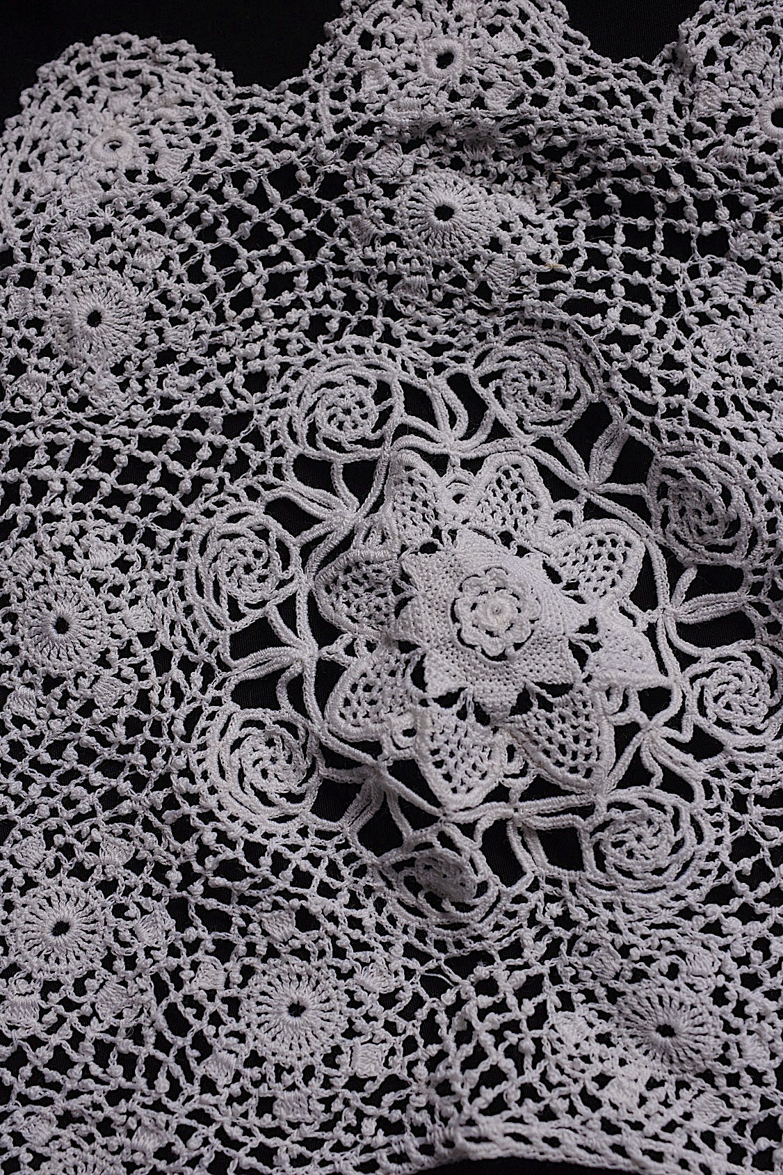 アンティークレース　dentelle ancienne　襟1