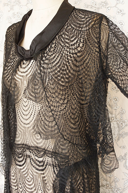 アンティークドレス　vêtement antique レースドレス