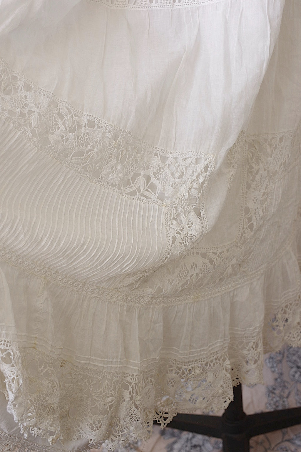 アンティークスカート　vêtement antique レーススカート　1