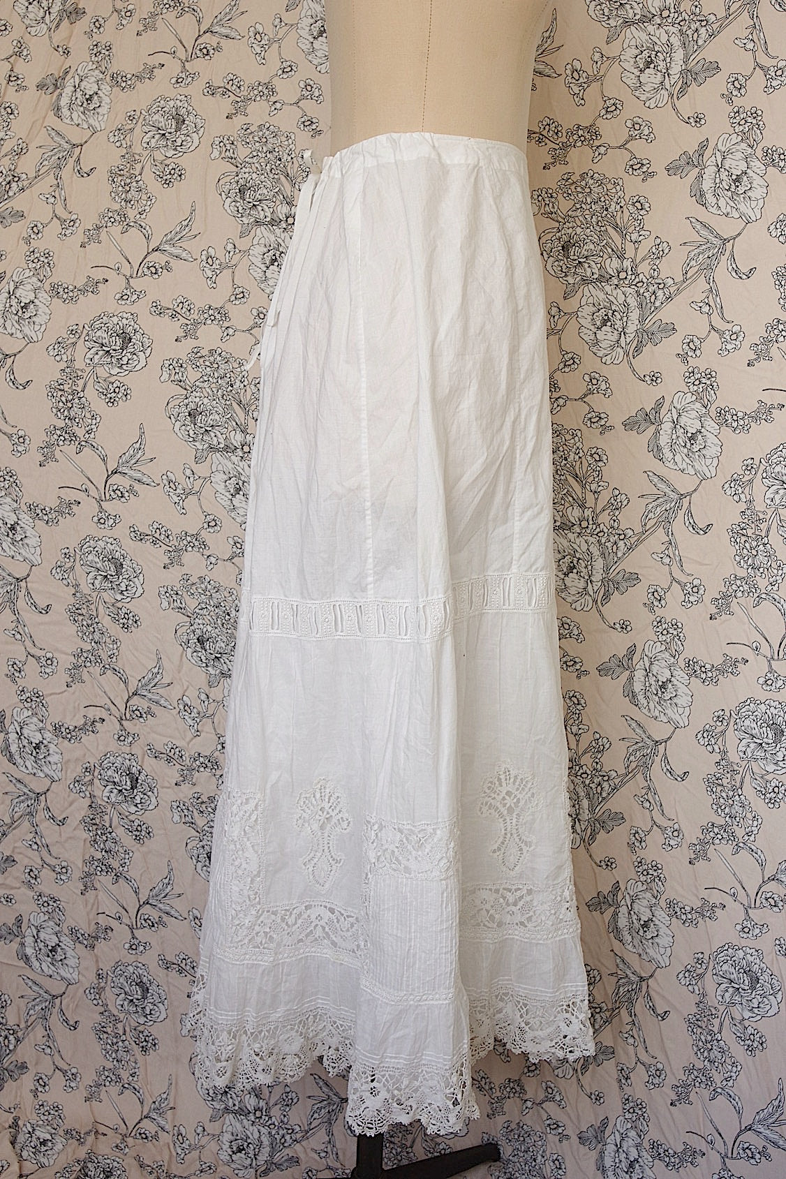 アンティークスカート　vêtement antique レーススカート　1