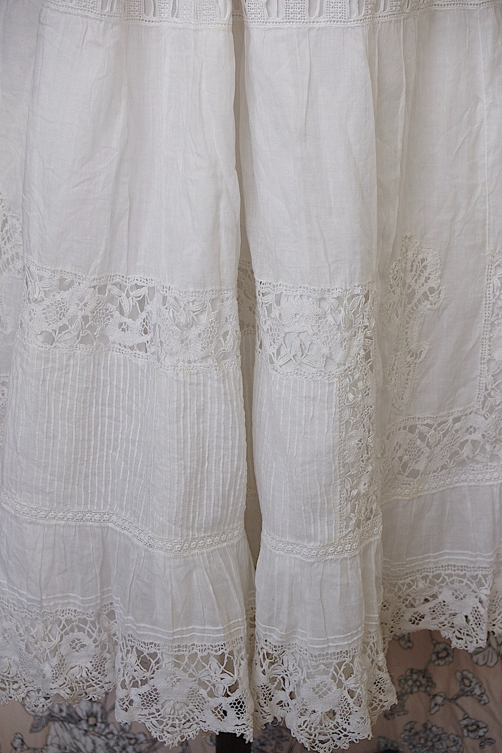 アンティークスカート　vêtement antique レーススカート　1