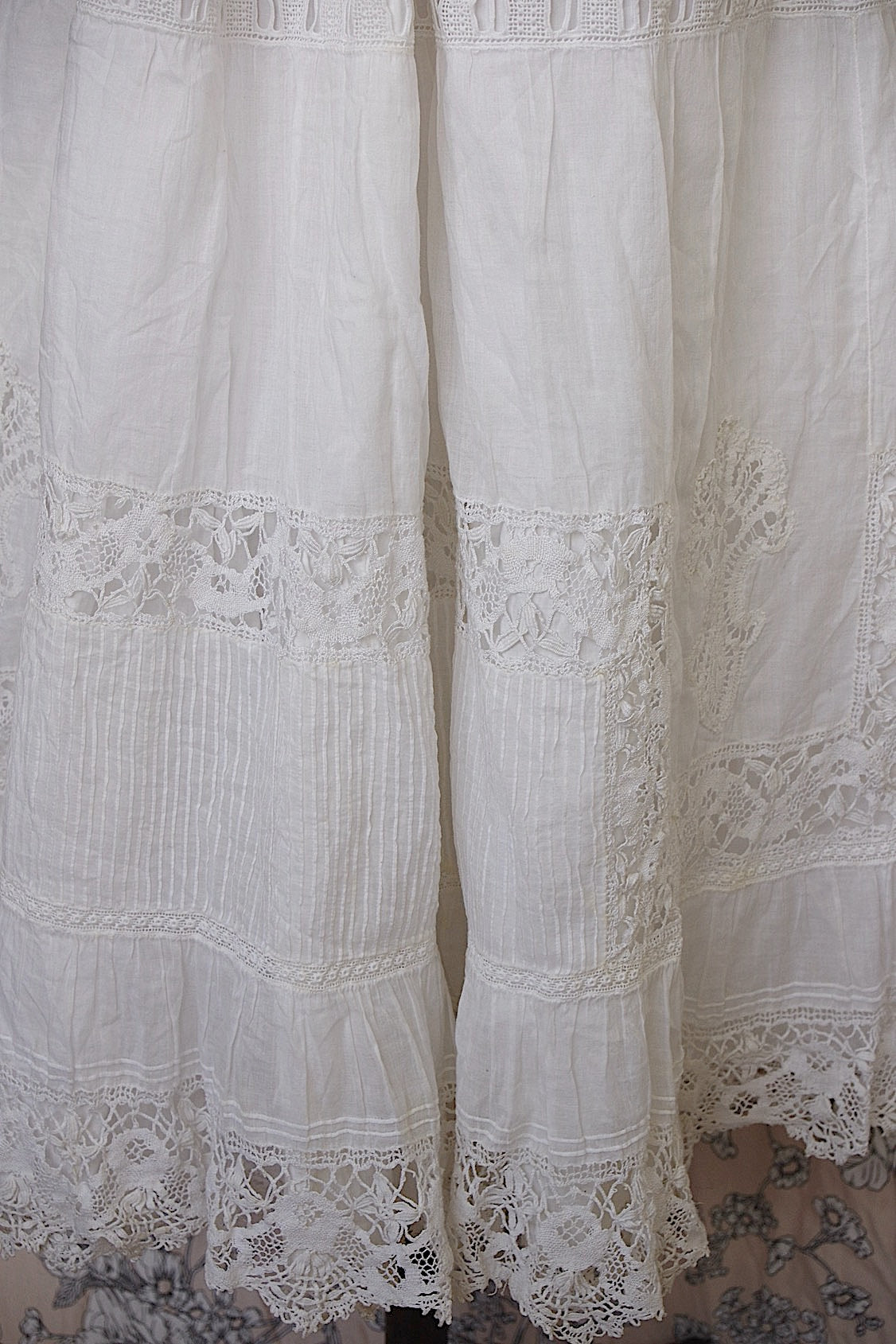 アンティークスカート　vêtement antique レーススカート　1