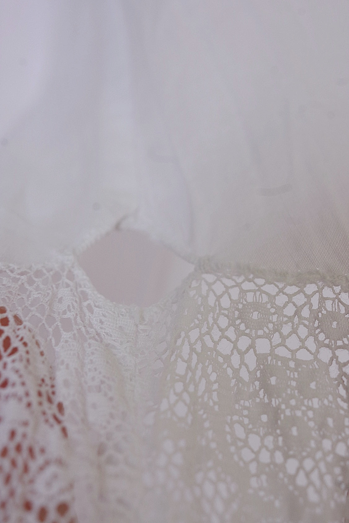 アンティークレース羽織　vêtement antique
