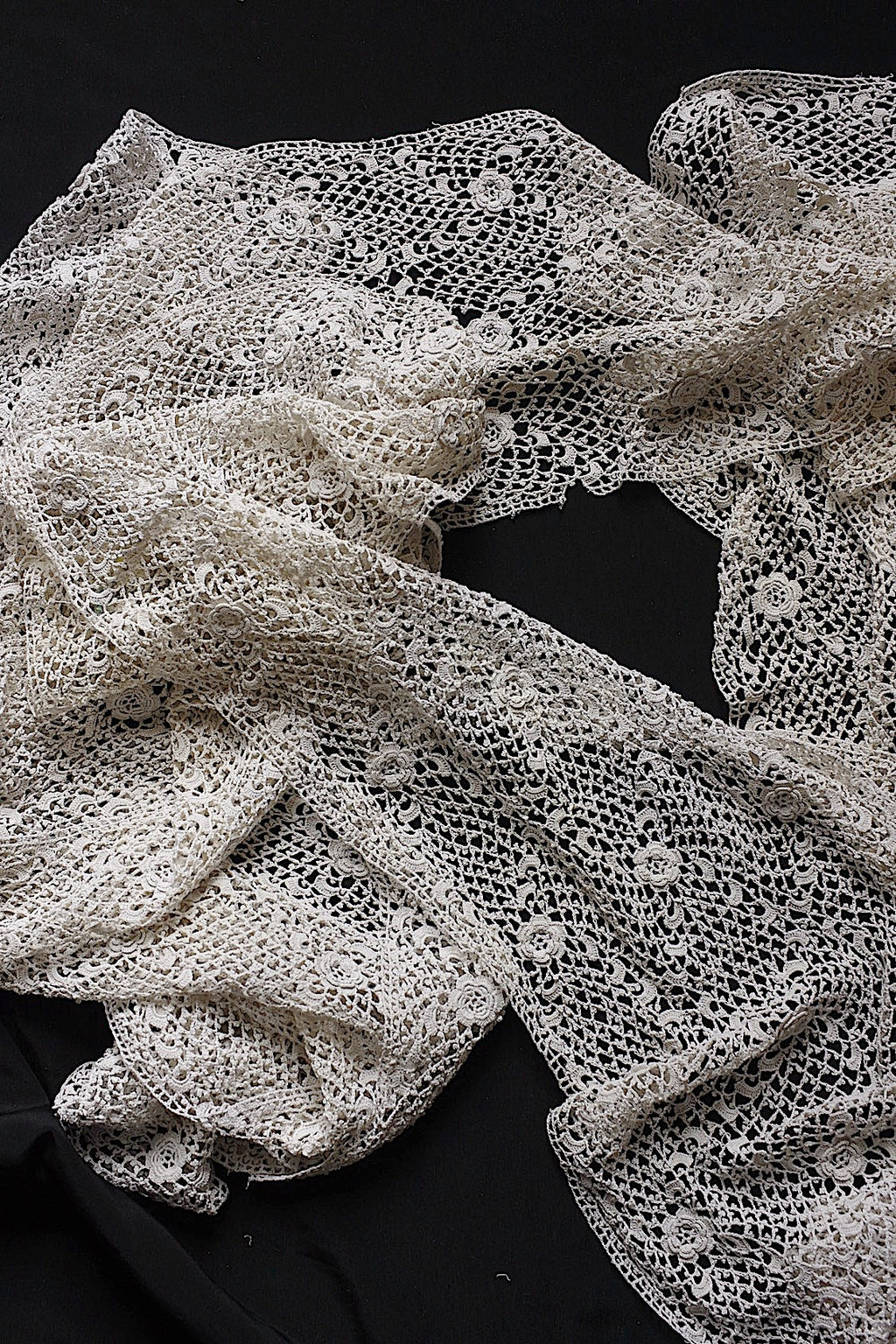 アンティークレース　dentelle ancienne　クロシェレース　素材用