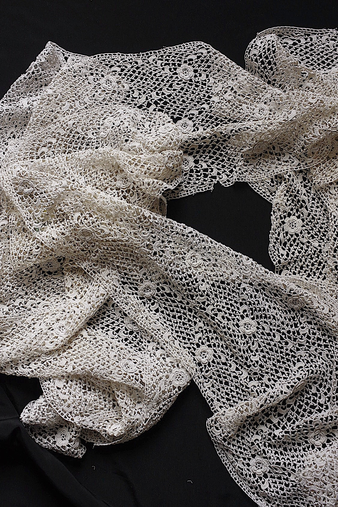 アンティークレース　dentelle ancienne　クロシェレース　素材用