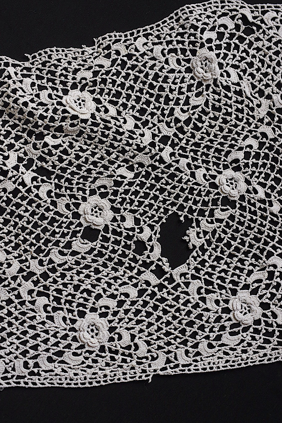 アンティークレース　dentelle ancienne　クロシェレース　素材用