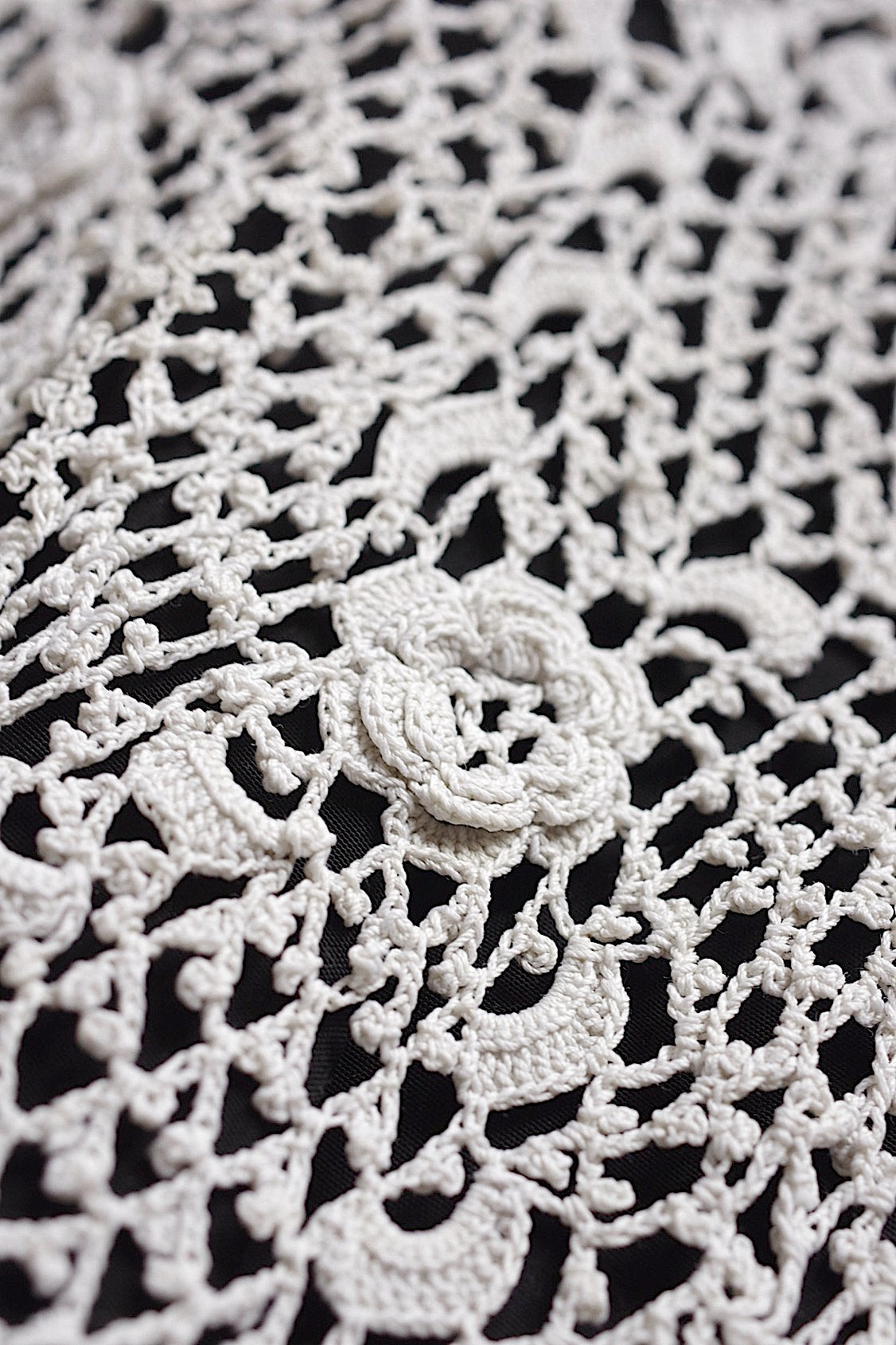 アンティークレース　dentelle ancienne　クロシェレース　素材用