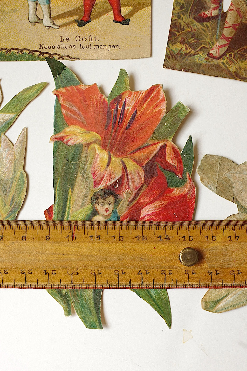 アンティークデコパージュ　papier antique lot