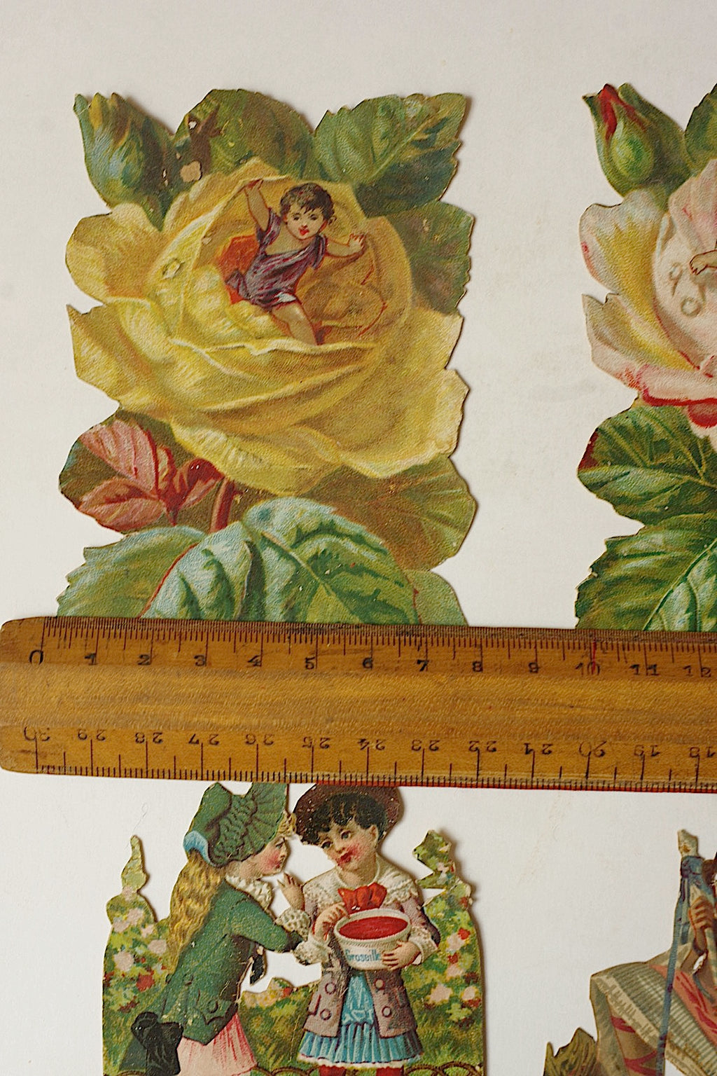 アンティークデコパージュ　papier antique lot