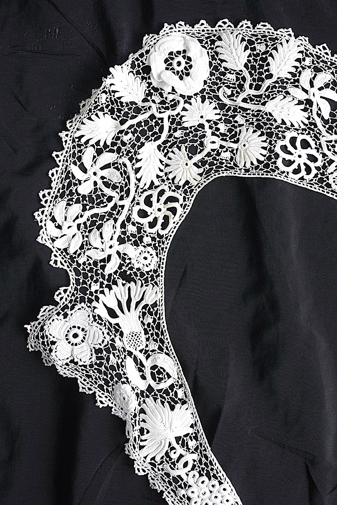 アンティークレース　dentelle ancienne レース襟1