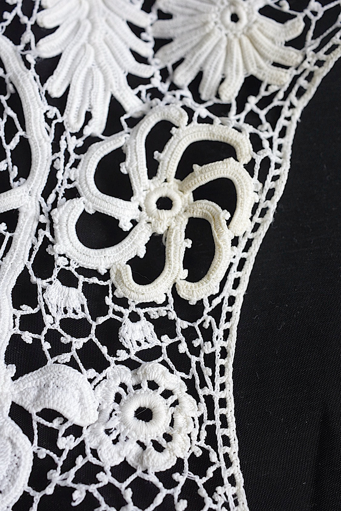 アンティークレース　dentelle ancienne レース襟1