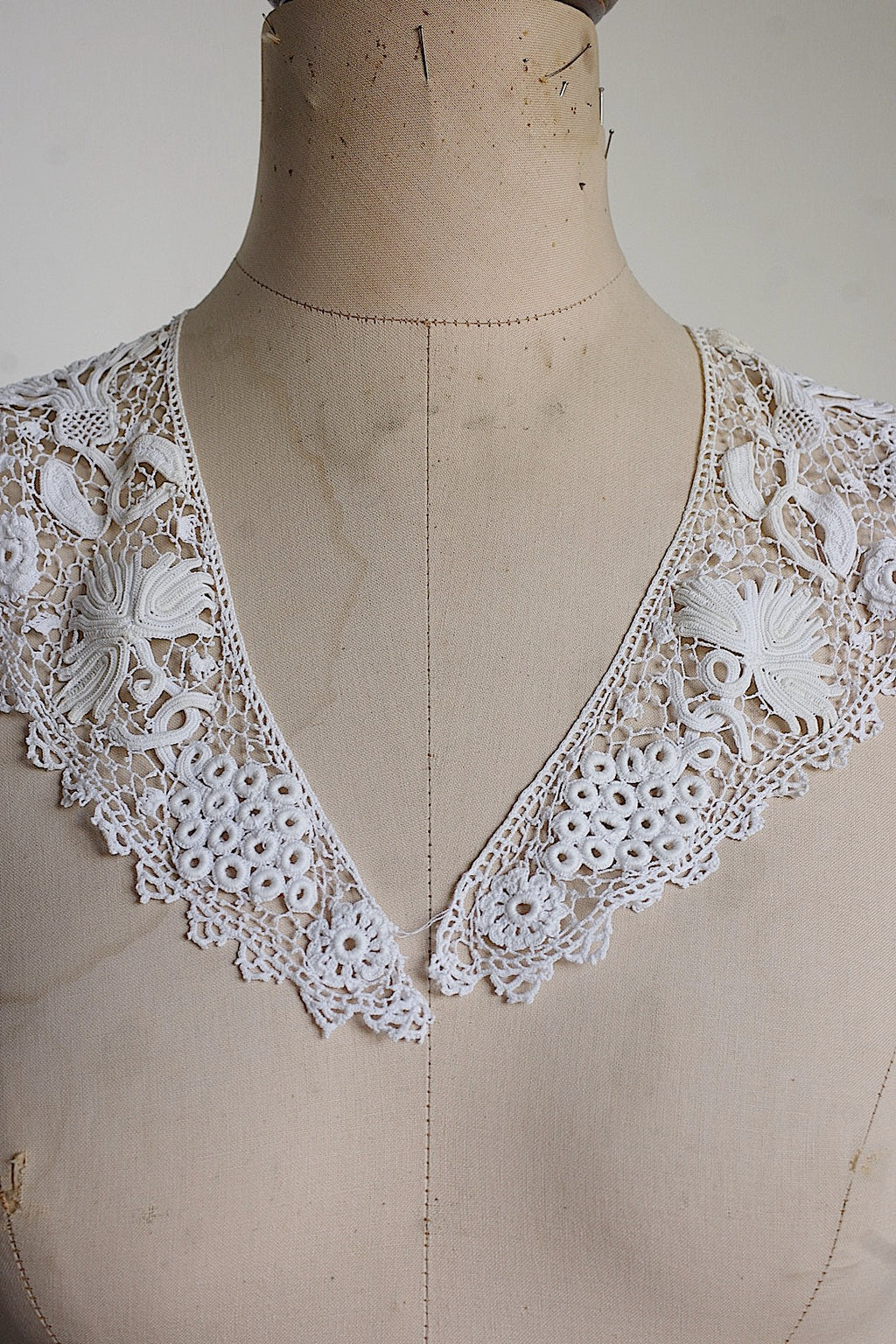 アンティークレース　dentelle ancienne レース襟1
