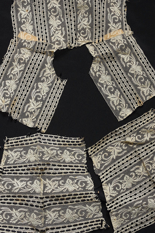 アンティークレース　dentelle ancienne　端切れ　素材用