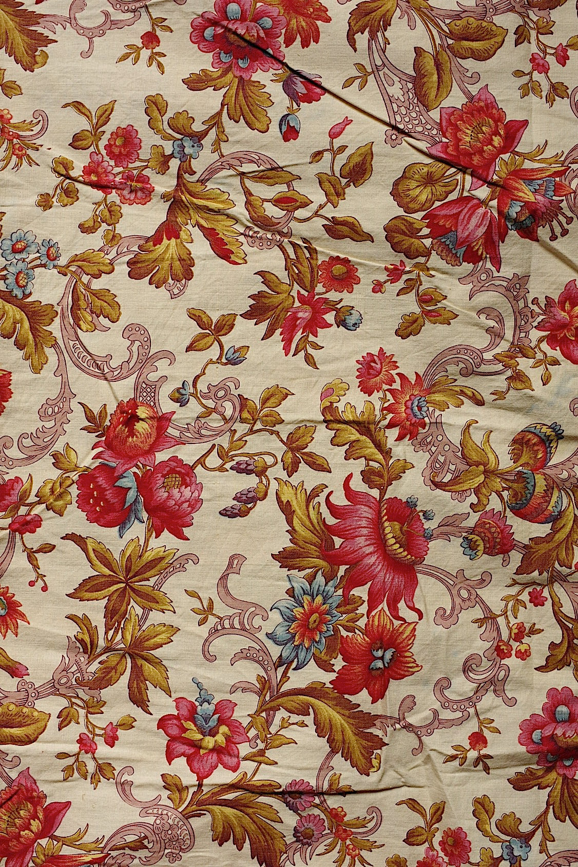 アンティーク生地　antique tissu トワル　2　