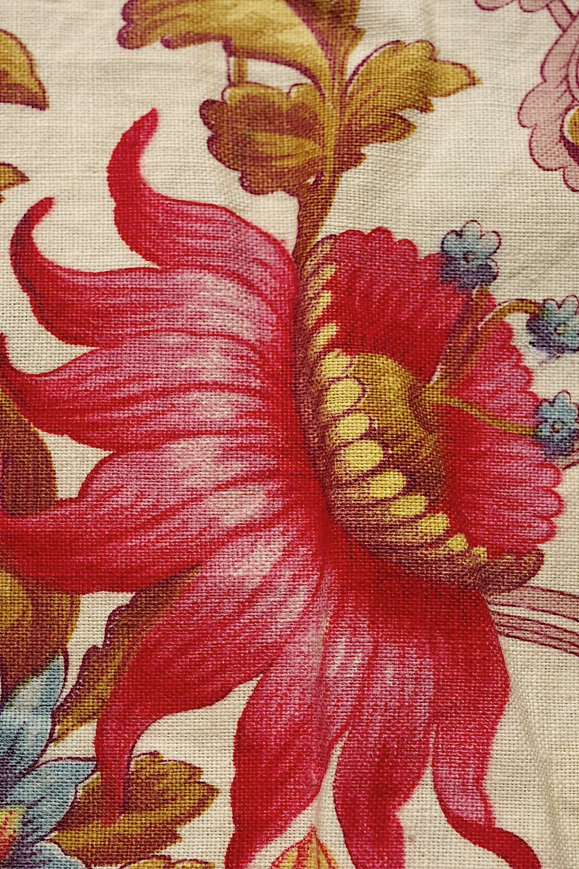 アンティーク生地　antique tissu トワル　2　