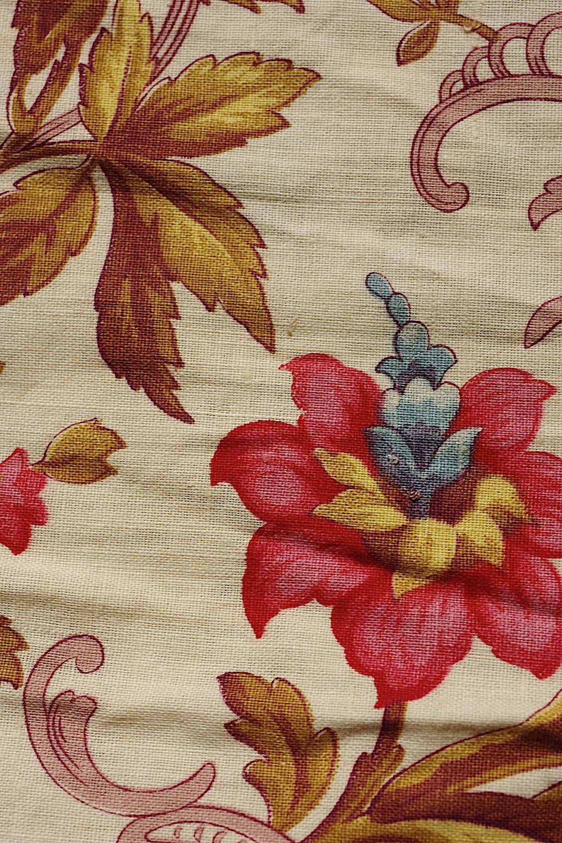 アンティーク生地　antique tissu トワル　2　