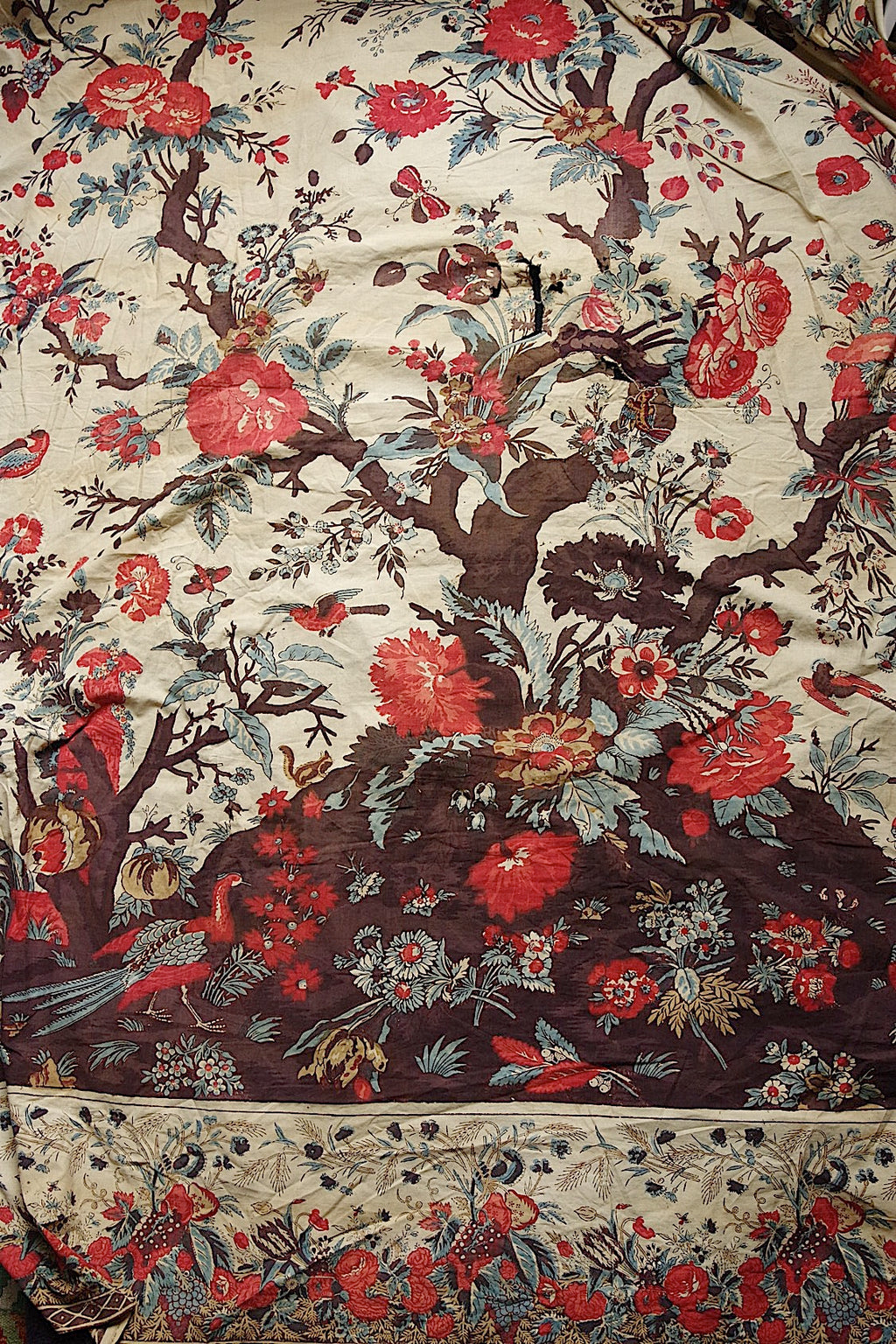 アンティーク生地　antique tissu トワル　3