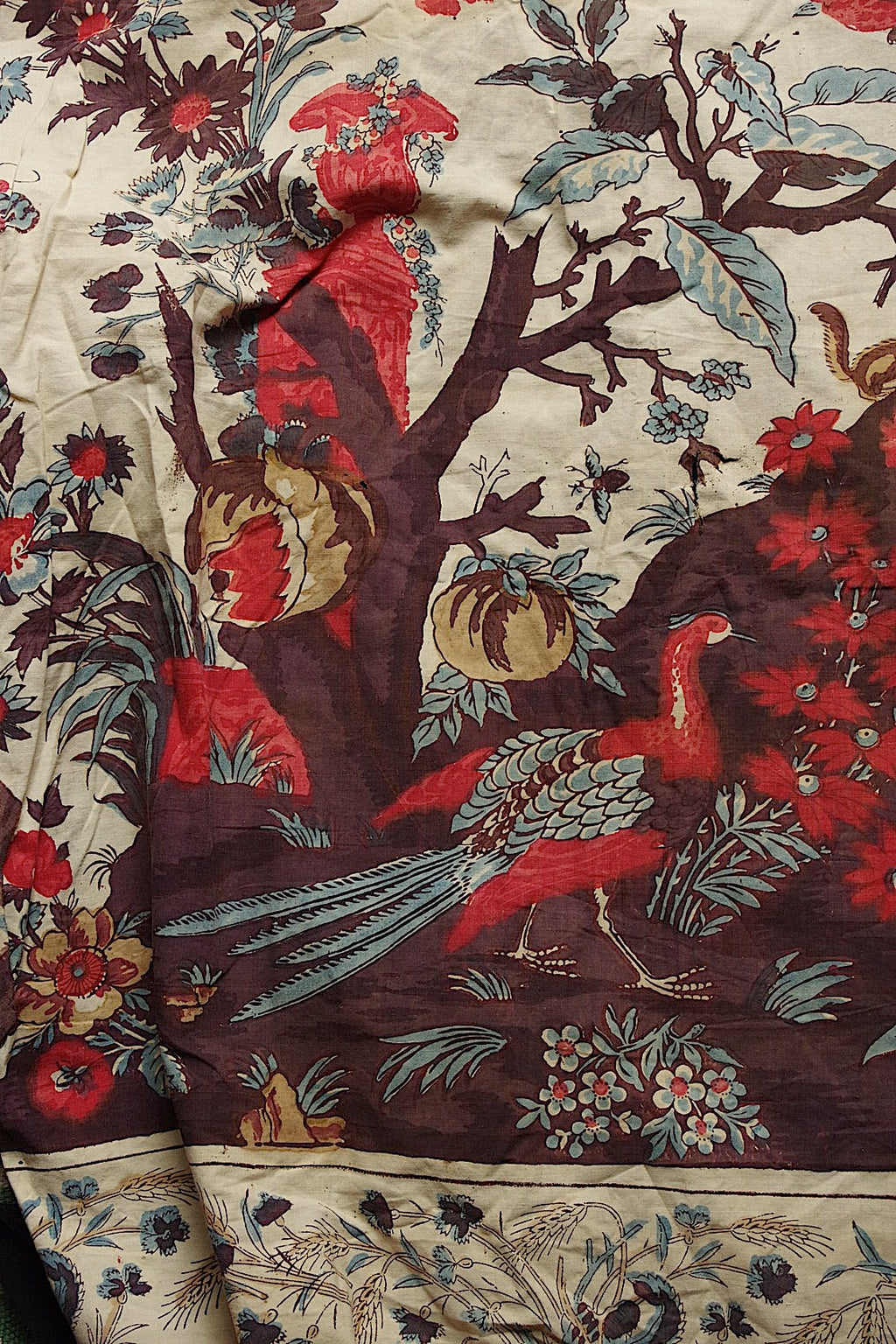 アンティーク生地　antique tissu トワル　3