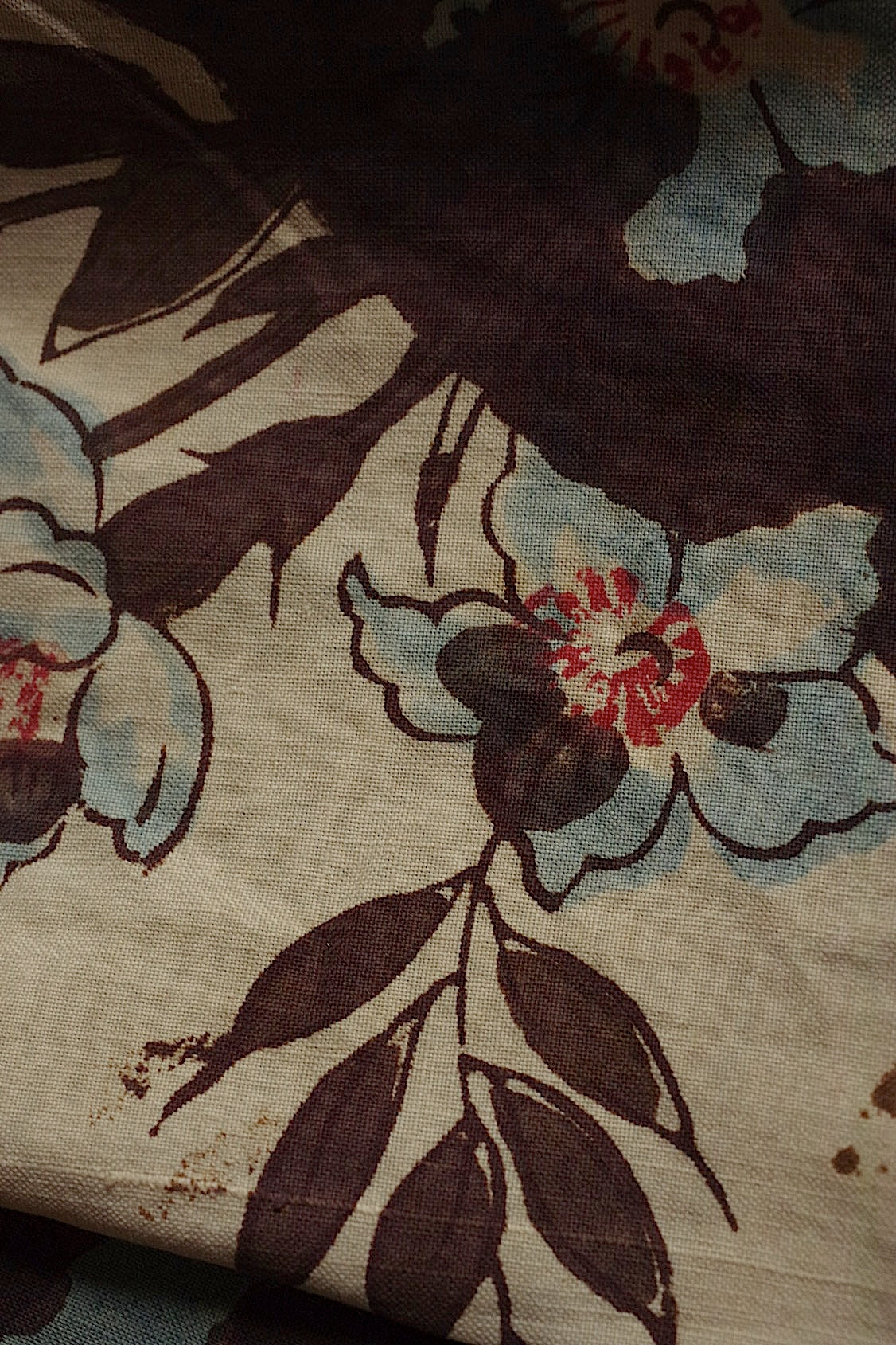 アンティーク生地　antique tissu トワル　3