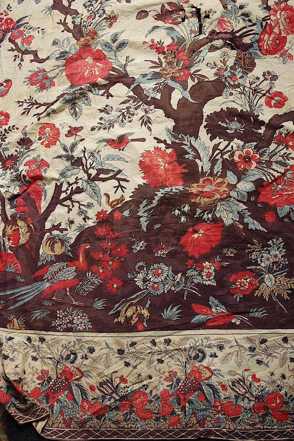 アンティーク生地　antique tissu トワル　3