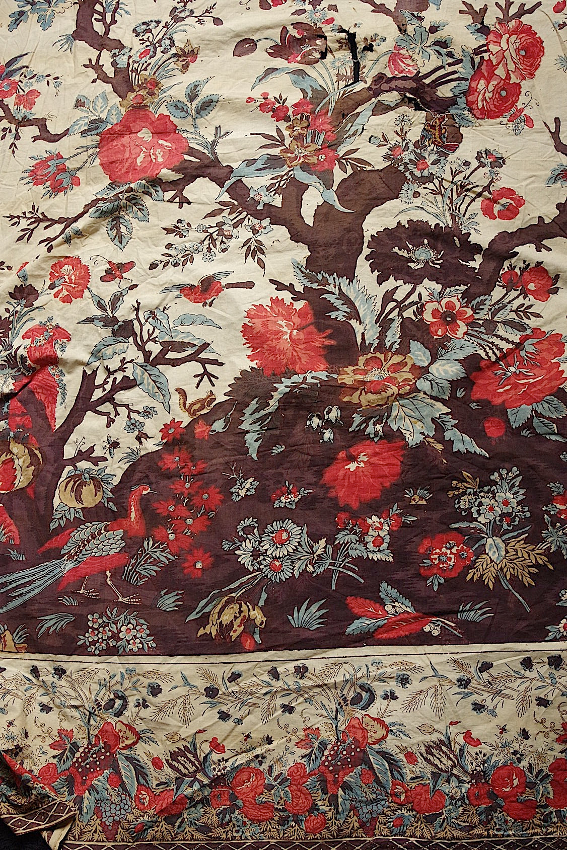アンティーク生地　antique tissu トワル　3