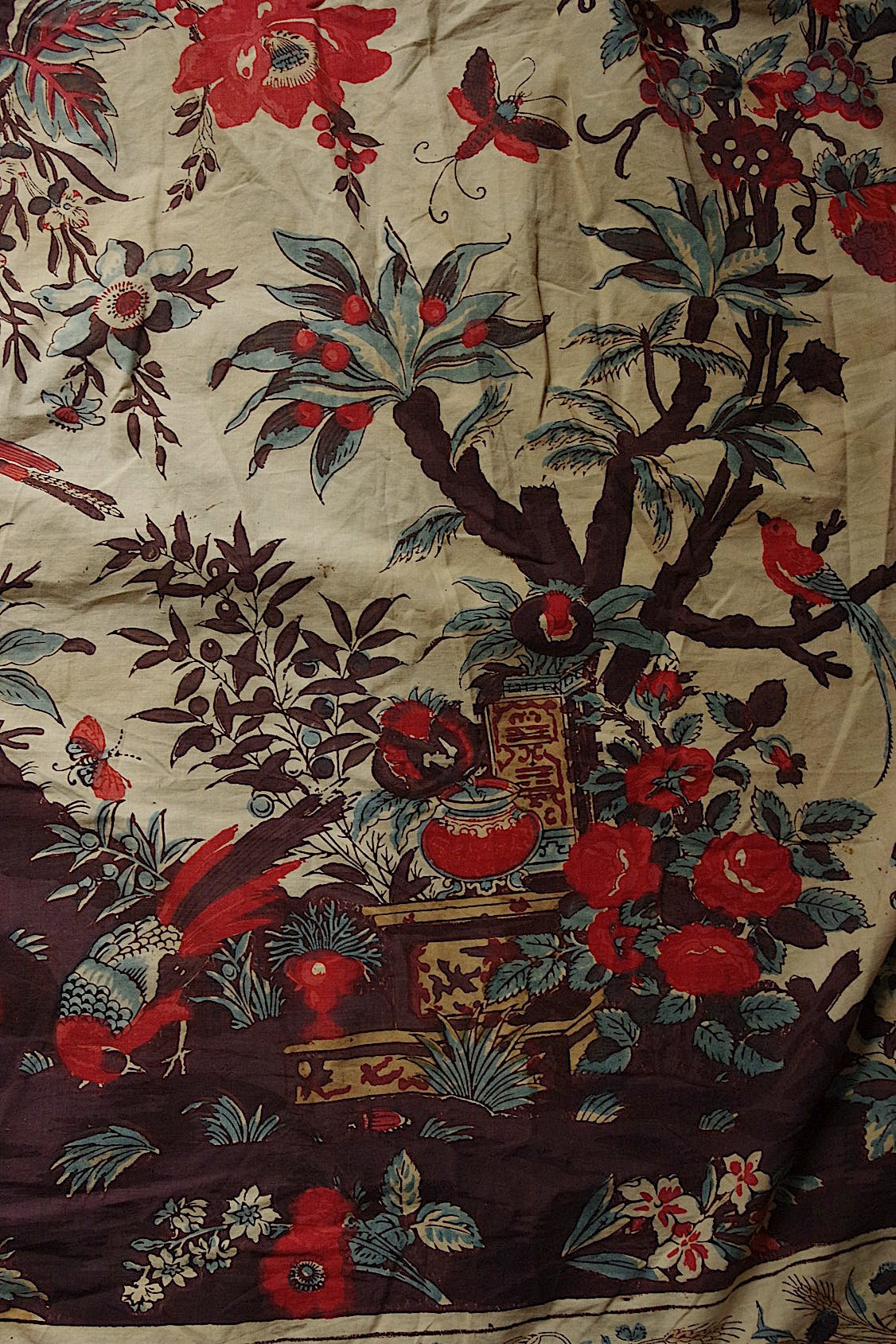 アンティーク生地　antique tissu トワル　3