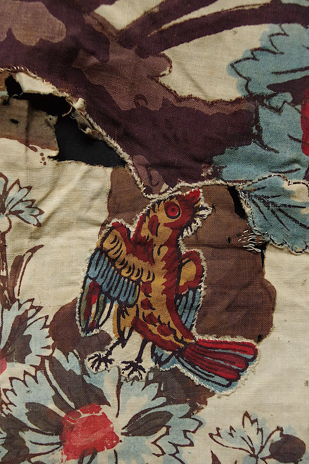 アンティーク生地　antique tissu トワル　3