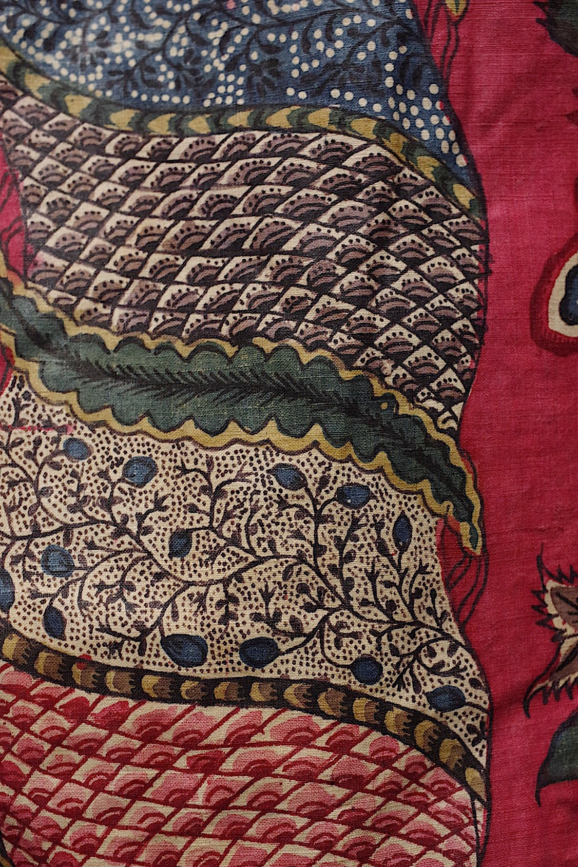 アンティーク生地　antique tissu トワル　5