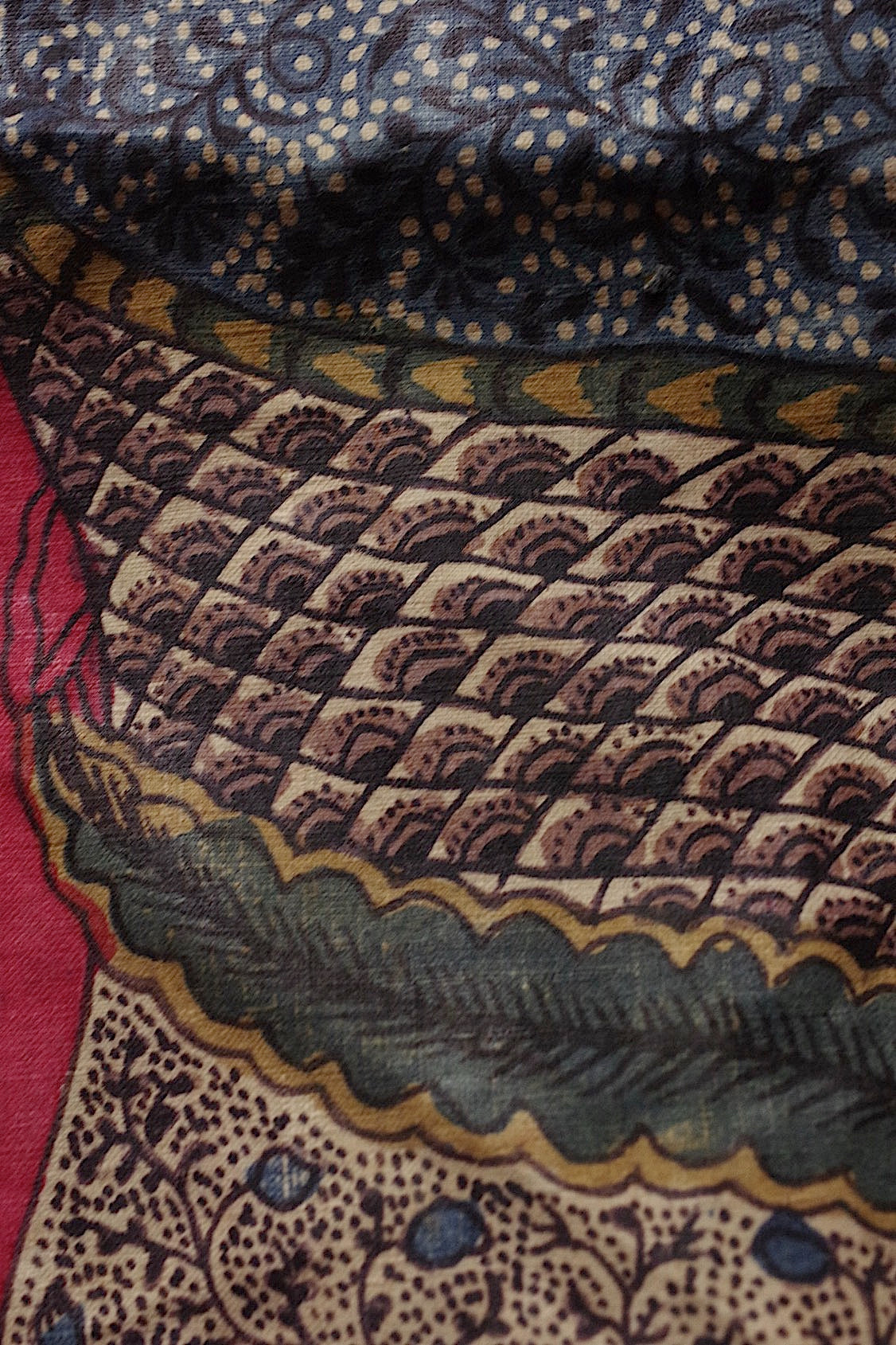 アンティーク生地　antique tissu トワル　5