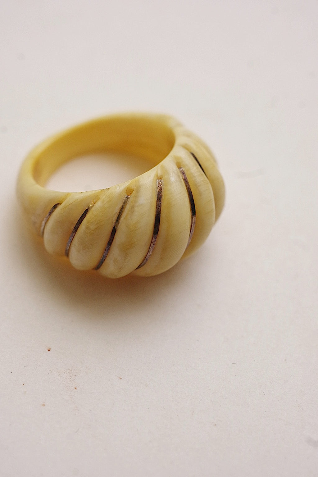 アンティークリング　bague ancien ゴールドライン