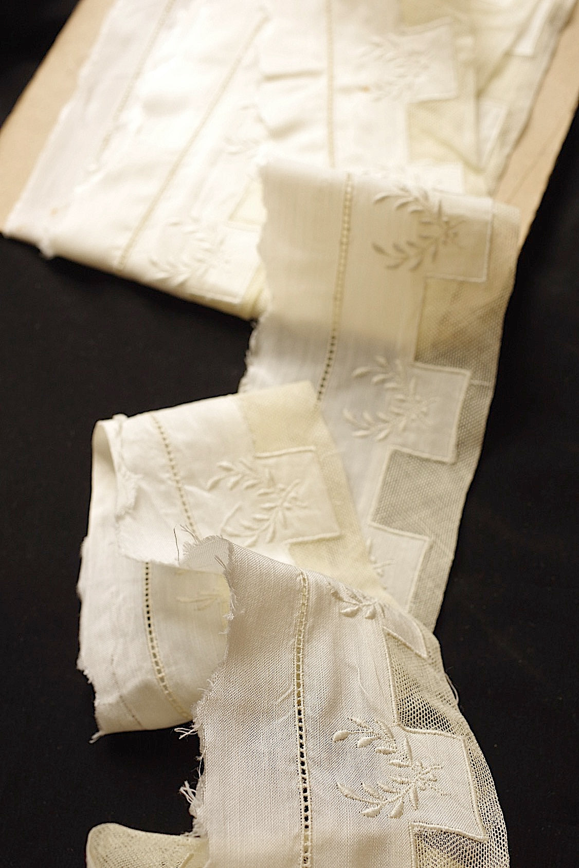 アンティークレース　dentelle ancienne　裾装飾テープ　875cm
