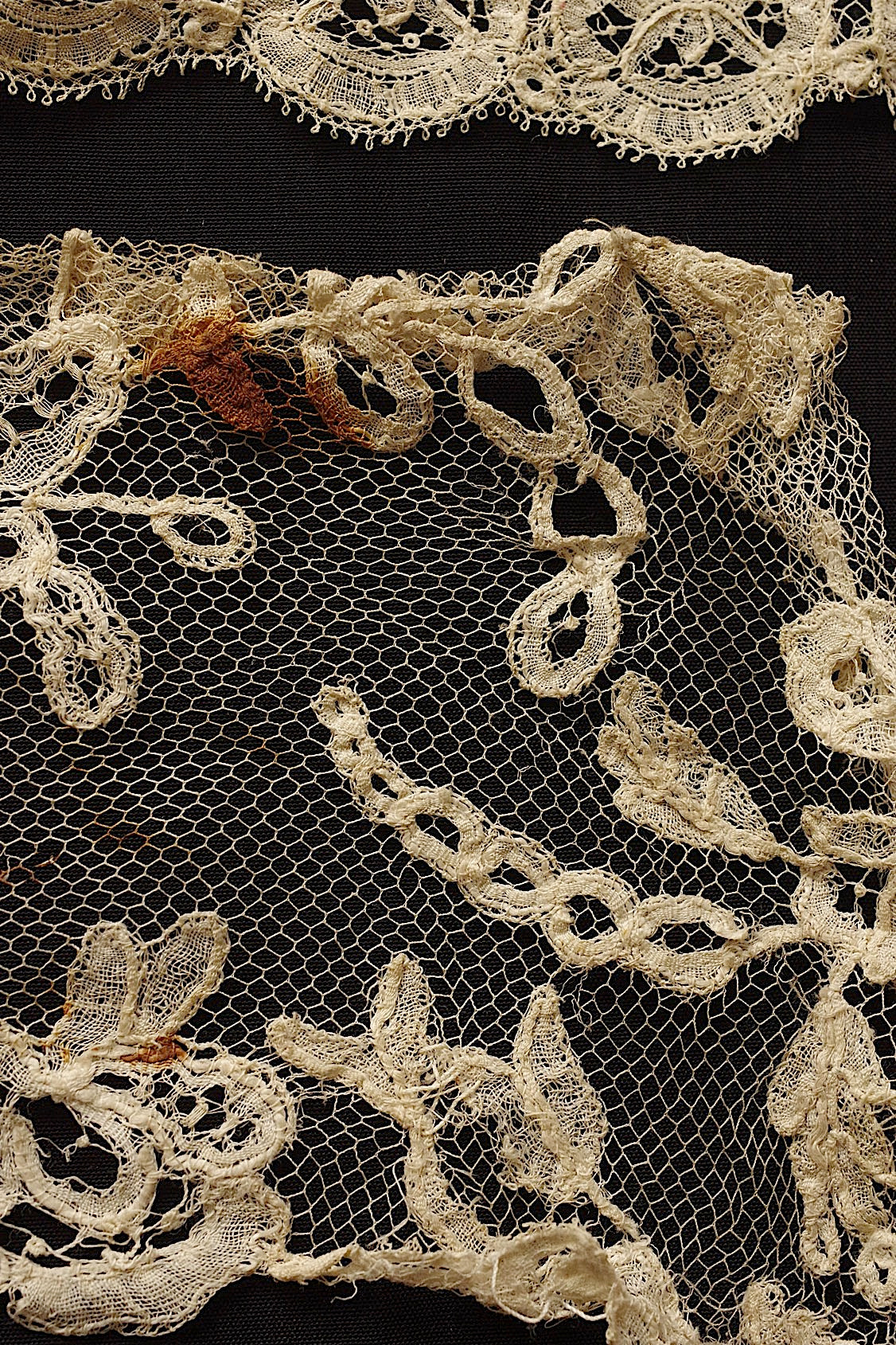 アンティークレース　dentelle ancienne　アプリカッションアングレテール　lot ハギレ