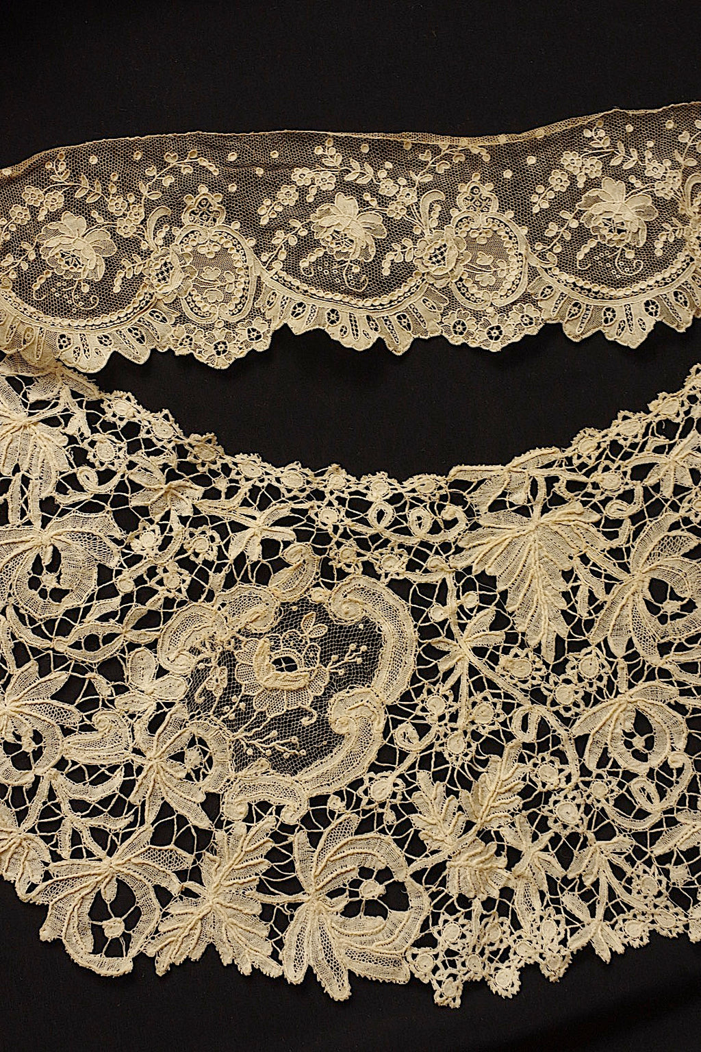 アンティークレース　dentelle ancienne　アランソン＋ブリュクセル ハギレ