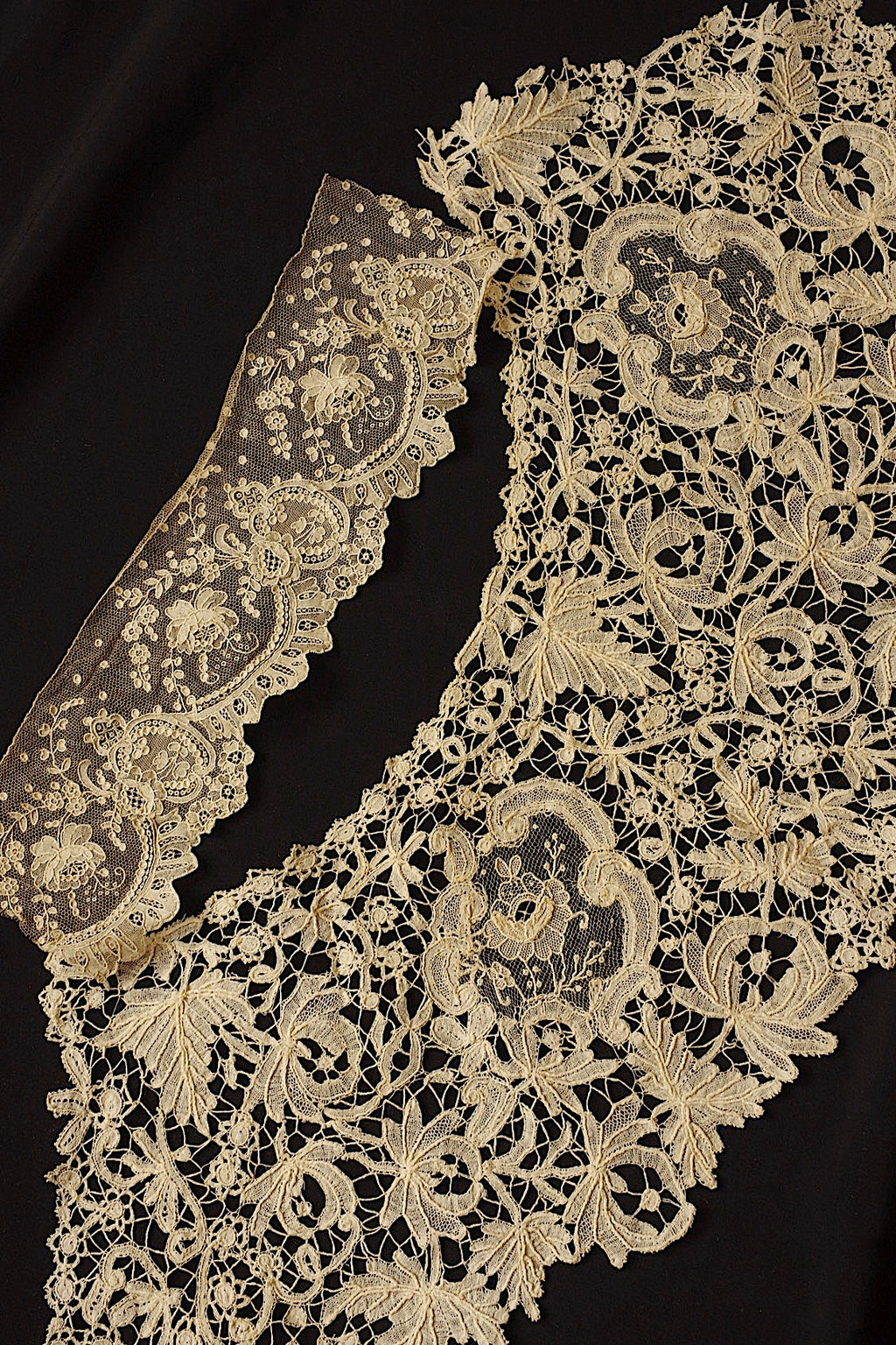 アンティークレース　dentelle ancienne　アランソン＋ブリュクセル ハギレ