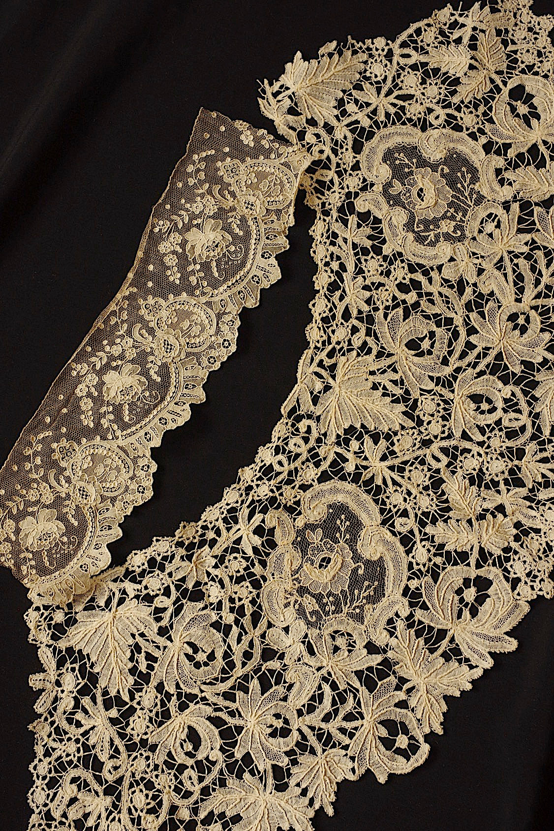 アンティークレース　dentelle ancienne　アランソン＋ブリュクセル ハギレ