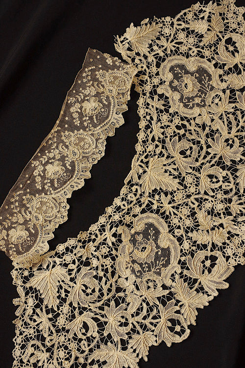 アンティークレース　dentelle ancienne　アランソン＋ブリュクセル ハギレ