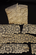 アンティークレース　dentelle ancienne　ホニトンブリュクセルMIX ハギレlot