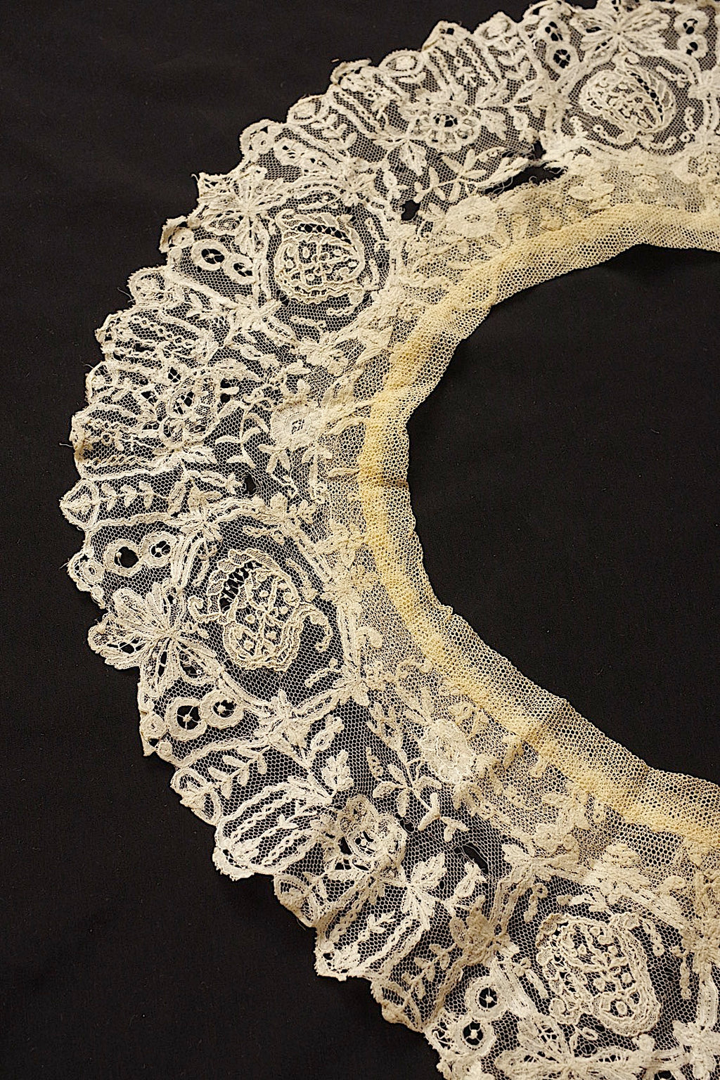 アンティークレース　dentelle ancienne　アプリカッション　ブリュクセルMIX