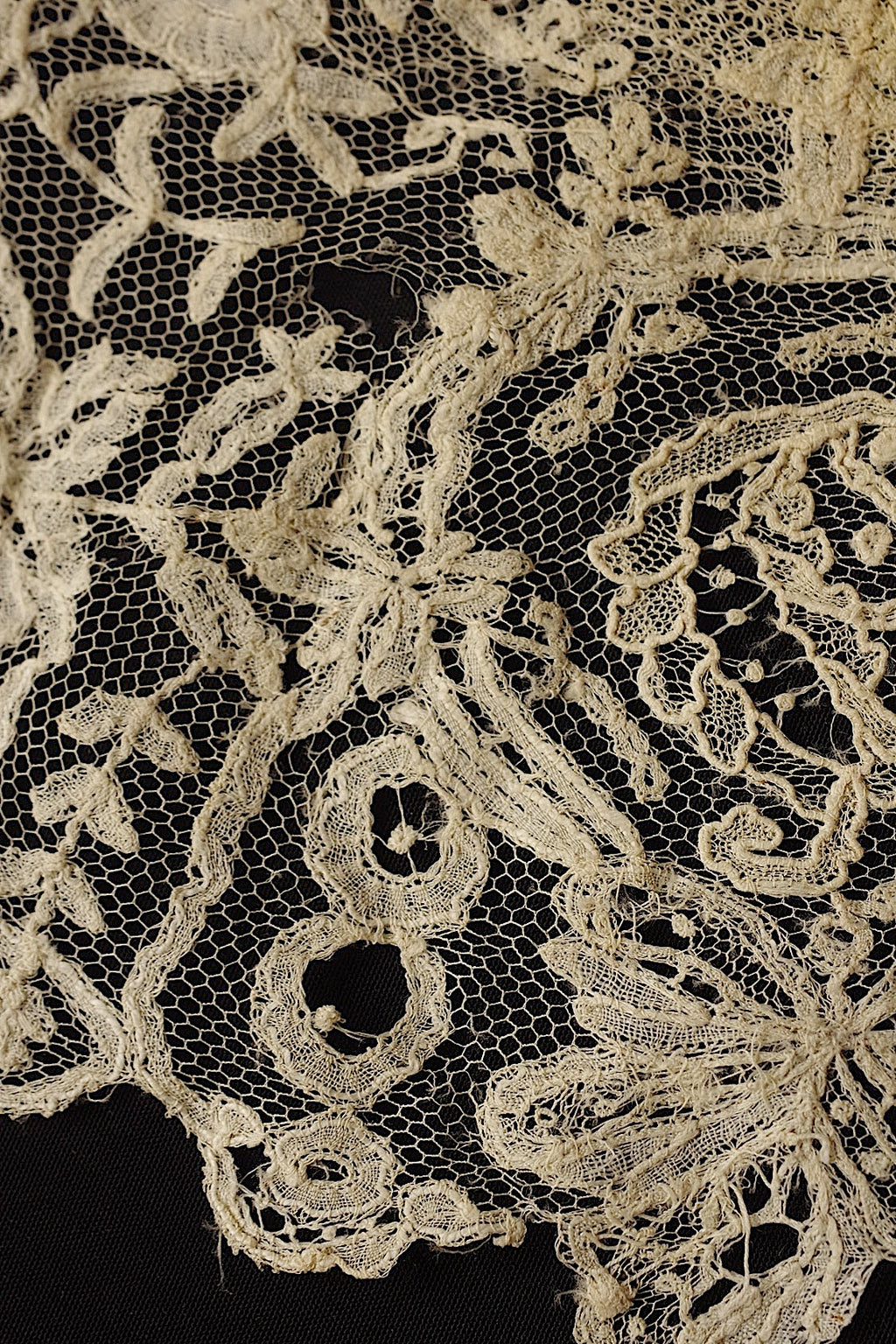 アンティークレース　dentelle ancienne　アプリカッション　ブリュクセルMIX