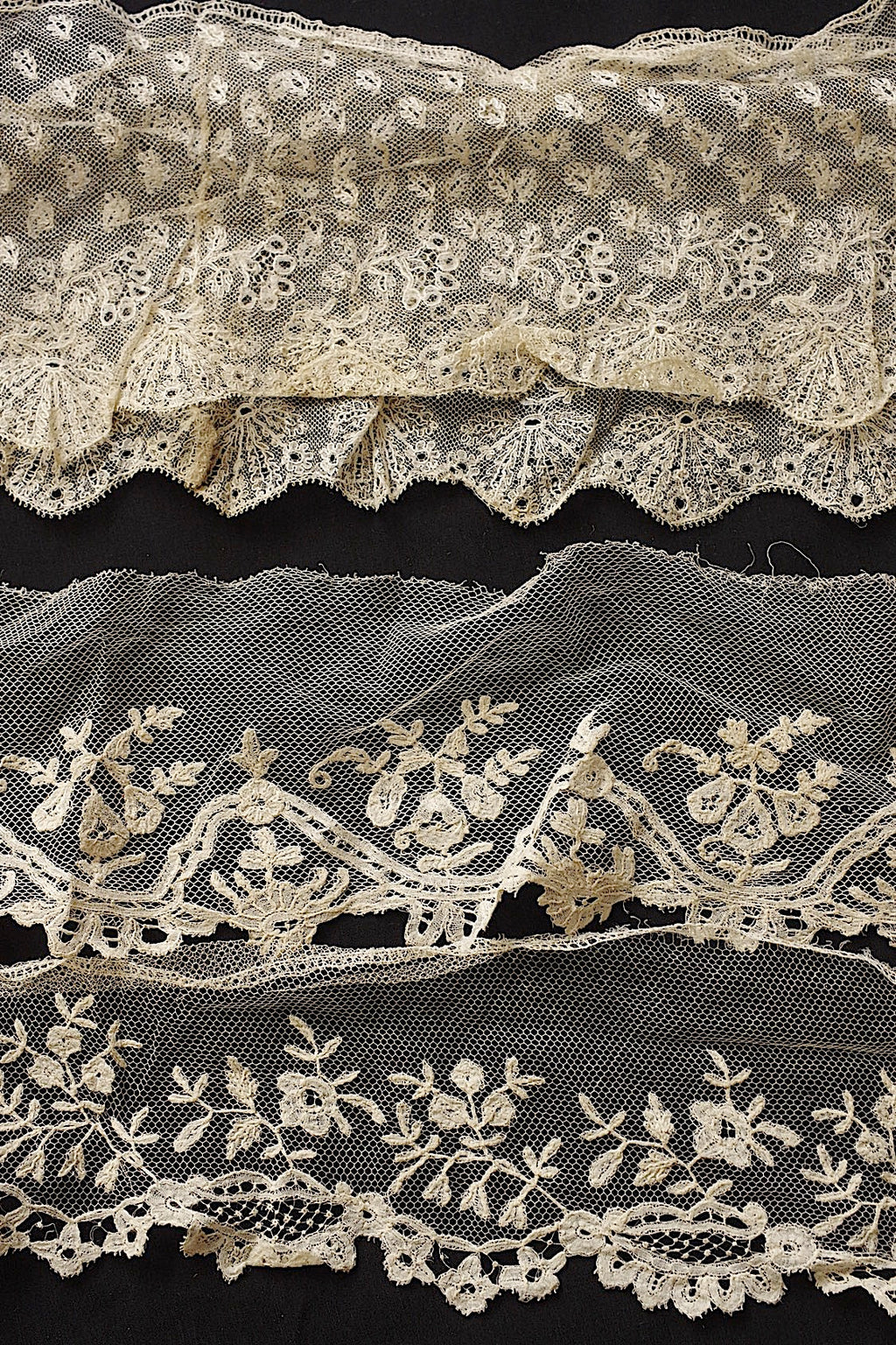 アンティークレース　dentelle ancienne　アプリカッションアングレテール　ハギレ　lot