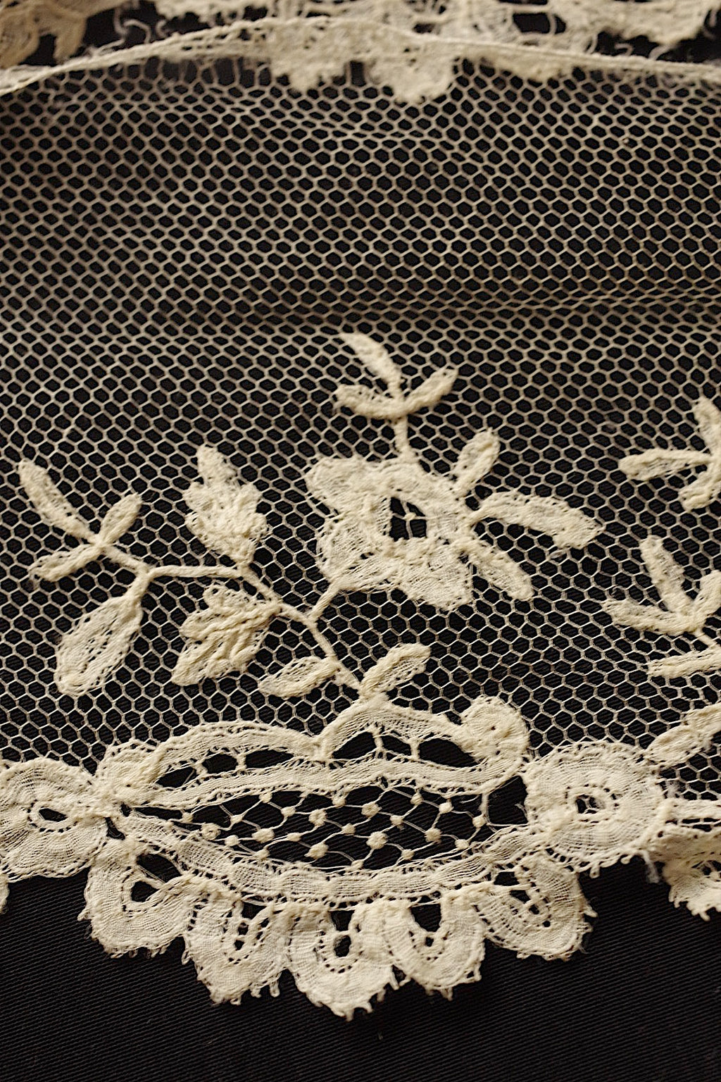 アンティークレース　dentelle ancienne　アプリカッションアングレテール　ハギレ　lot