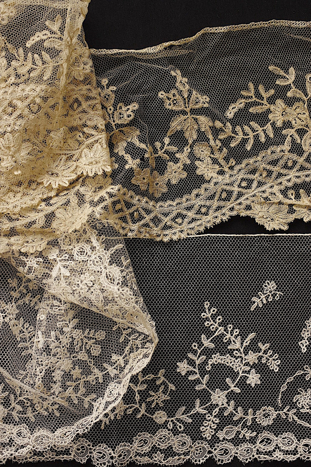 アンティークレース　dentelle ancienne　アプリカッションアングレテール　アプリカッションブリュクセル　lot